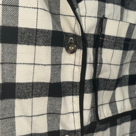 NWT Filson pajama dress xs black white/ cream check plaid - Picture 6 of 6
